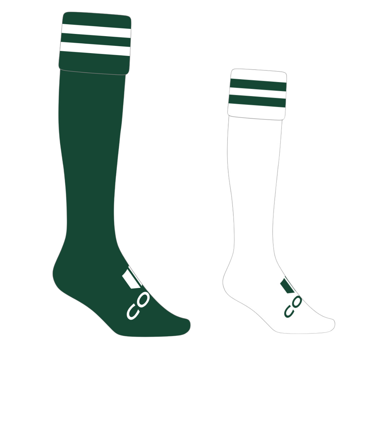 CODE Gameday Fold Over Sock